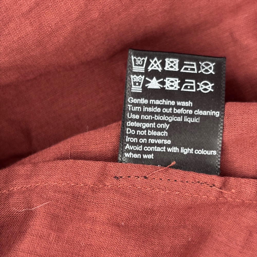 ME+EM Cotton Voile Halterneck Full-Length Dress - NWT - Cinnamon Size: 12 - Picture 9 of 15